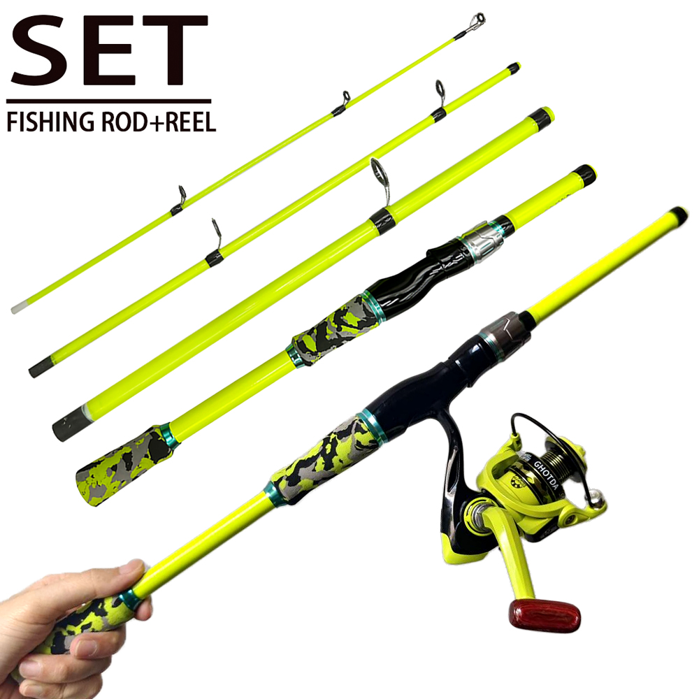 Spincast Reel - Комбинированный набор спиннинговой удочки 1,8 м