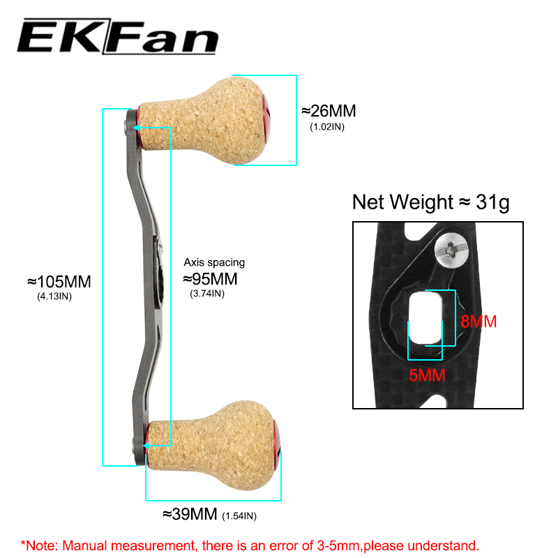 Рукоятка для катушки EKfan 105 – обзор и цена Spincast Reel